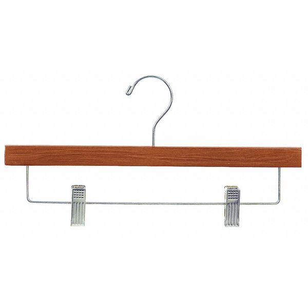 Skirt/Pant Flat Hanger, Matte Teak, PK100