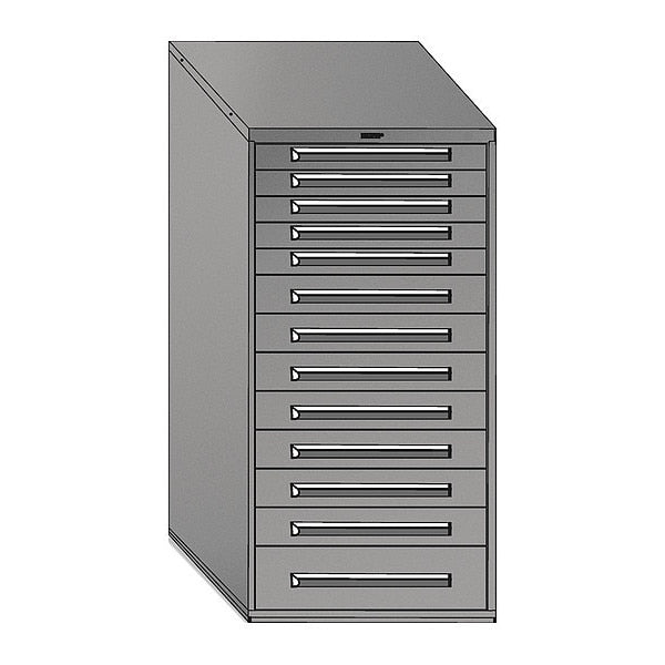 Mod Drawer Cabinet W/ Divider,  30", GY