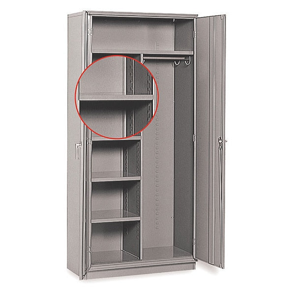 Storage Cabinet Extra 18"D Half Shelf, GY