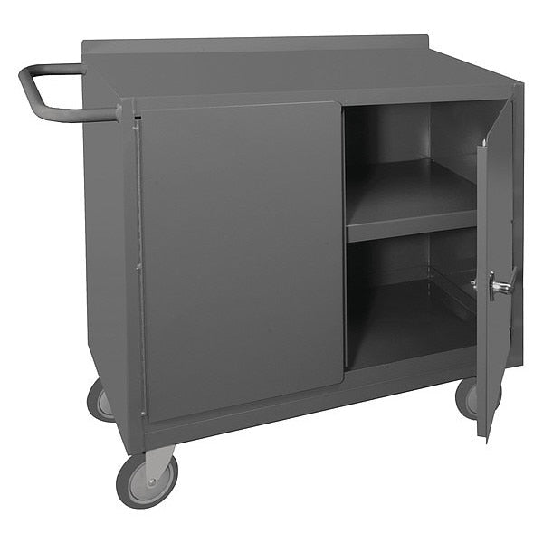 Mobile bench cabinet,  work surface,  storage,  1 shelf,  lockable