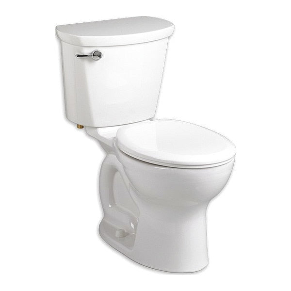 Cadet Pro Round Front Toilet 10 Inch Rou,  1.6 gpf,  Cadet Flushing System,  Floor Mount,  Round,  White