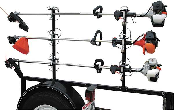 Lockable Trimmer Rack,  100 lb.