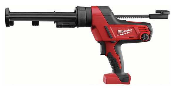 Milwaukee M18 Caulk Gun,  18V DC,  For 10 oz Container Size,  21 in/min Application Speed,  Bare Tool