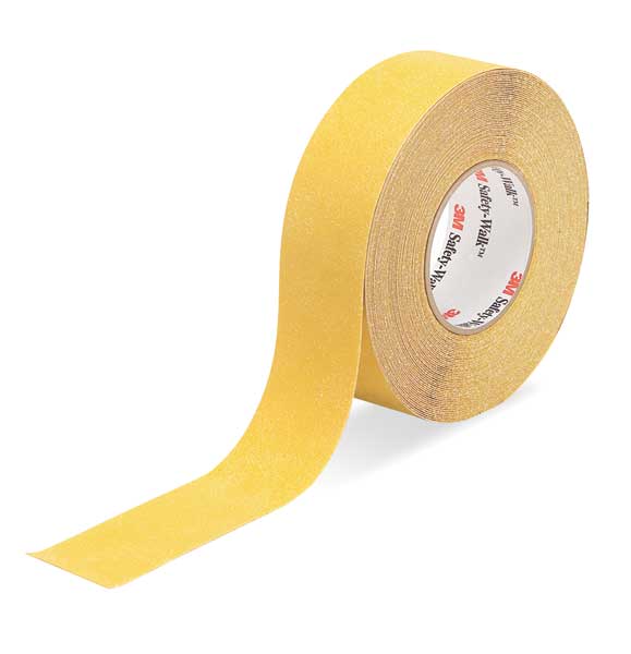 Anti-Slip Tape, Yellow, 60ft.Lx1inH