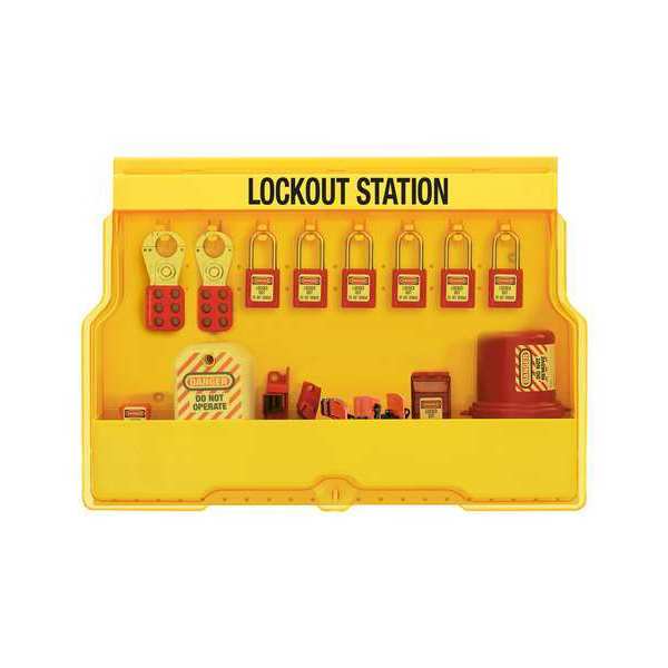 Station w/Electrical Lockouts, Plastic