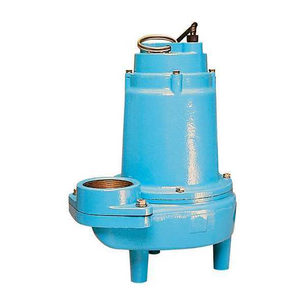 Sewage Pump, 60 Hz, single-phase, 1/2 hp