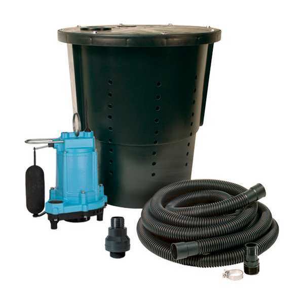 Sump Pump Package, 1/3 hp, 115V AC Rated