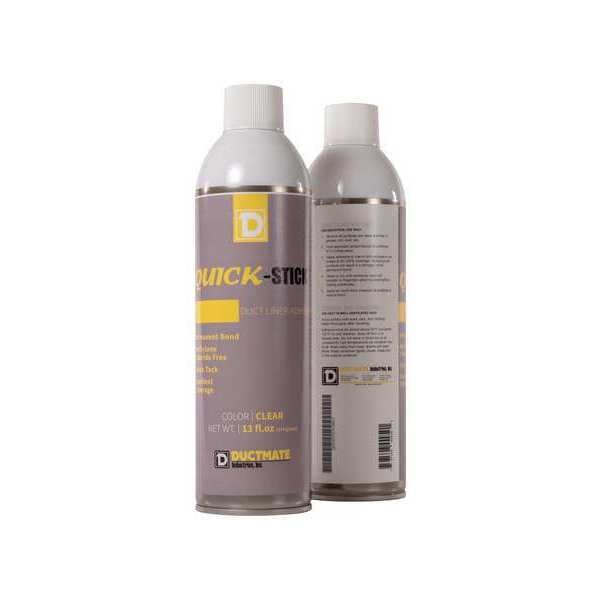 Spray Adhesive,  Quick-Stick Series,  Clear,  13 oz,  Aerosol Can