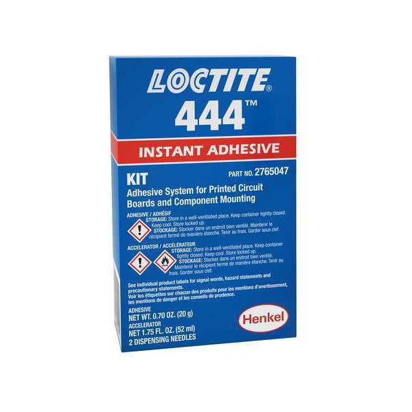 Instant Adhesive,  444 Series,  Clear,  2.45 oz,  Bottle