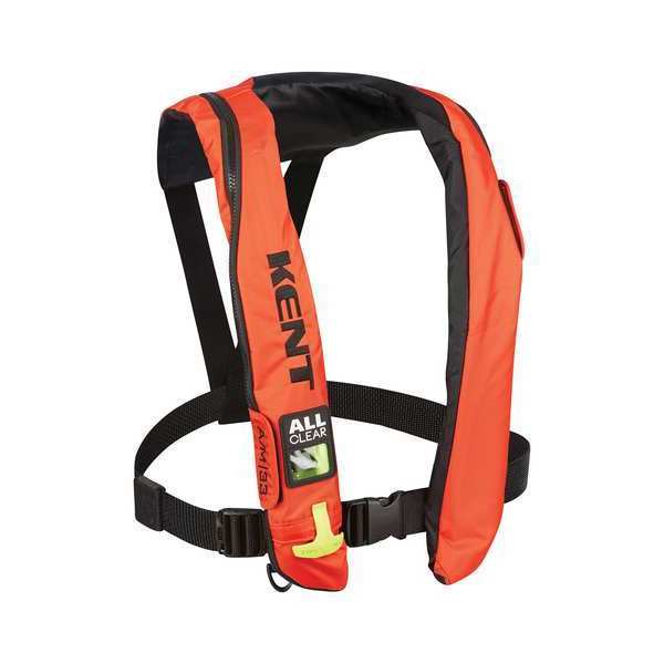 Life Jacket, Belt, Buckle, Zipper, Orange