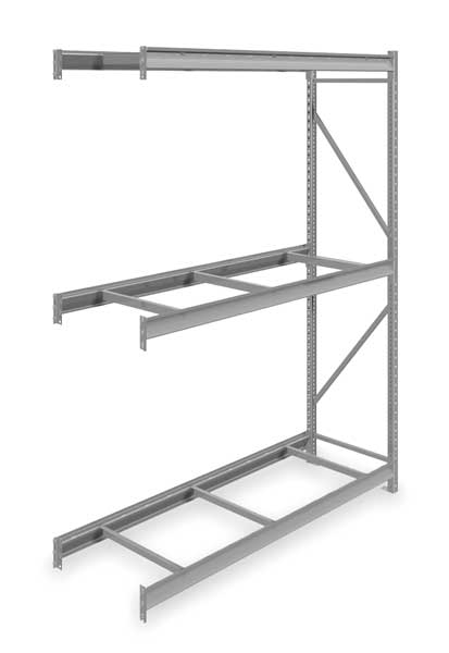 Add-On Bulk Storage Rack,  24 in D,  72 in W,  3 Shelves