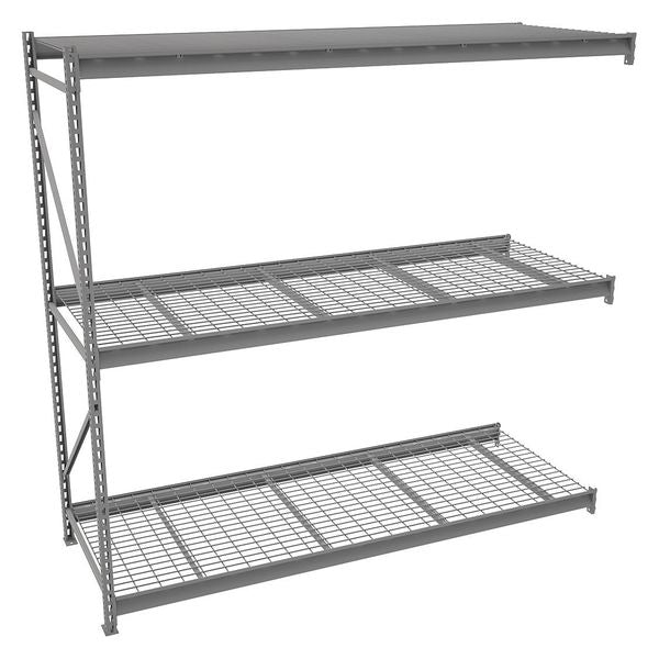 Add-On Bulk Storage Rack,  36 in D,  96 in W,  3 Shelves