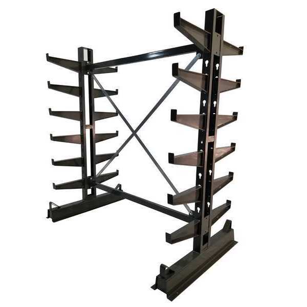 Cantilever Rack, Steel, 7 ft. H, 6 ft. L