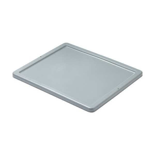 Gray Plastic Lid,  23.8 in L,  19.8 in W,  1" H