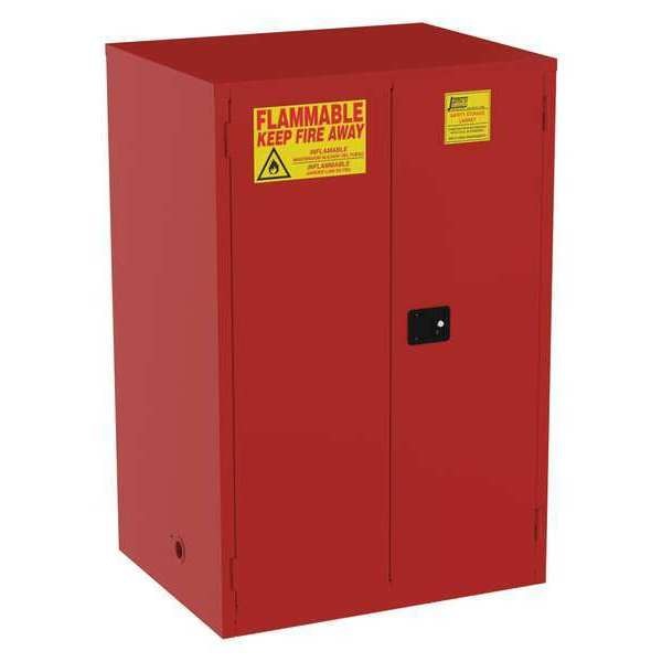 Paint and Ink Cabinet,  120 gal.,  Flammable,  34 x 65 x 43,  Red