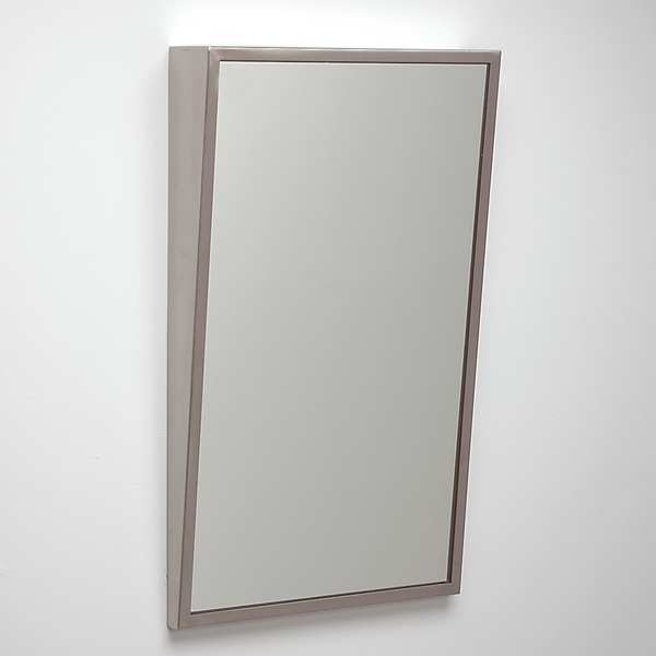 36 in "H x 24 in "W,  Fixed Tilt,  Framed Mirror ADA,  Glass