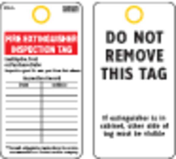 Tag, Fire Extinguisher, Paper, PK25