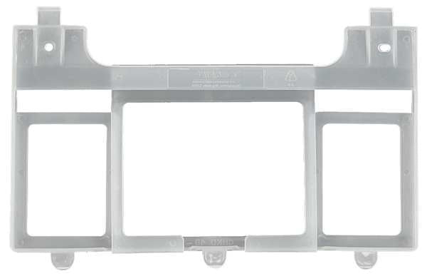 Gray Plastic Label Holder,  41 1/2 in L,  29 1/2 in W