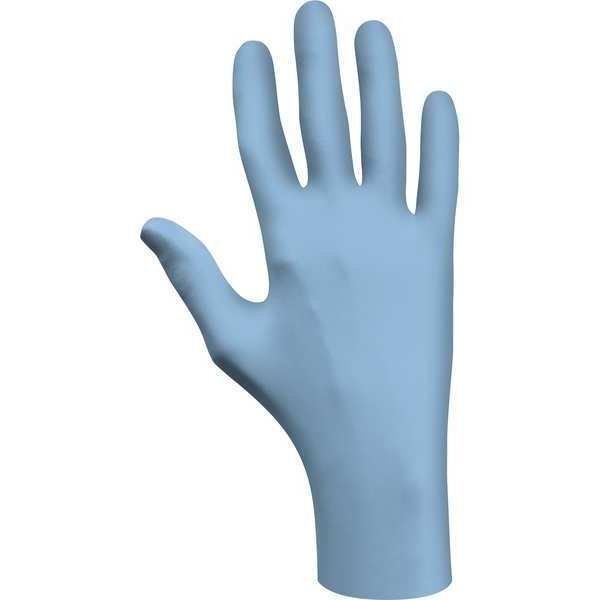 Disposable Gloves,  Nitrile,  Powdered,  Light Blue,  XL,  100 PK