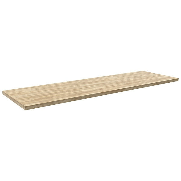 Workbench Top, Butcher Block, 96x30, Radius