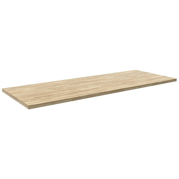 Workbench Top, Butcher Block, 96x36, Radius