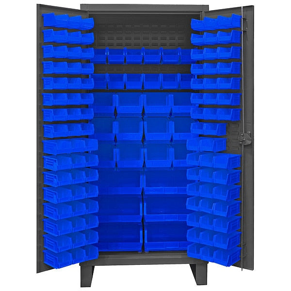 Super Duty Bin Cabinet,  36 in W,  78 in H,  24" D,  126 Bins