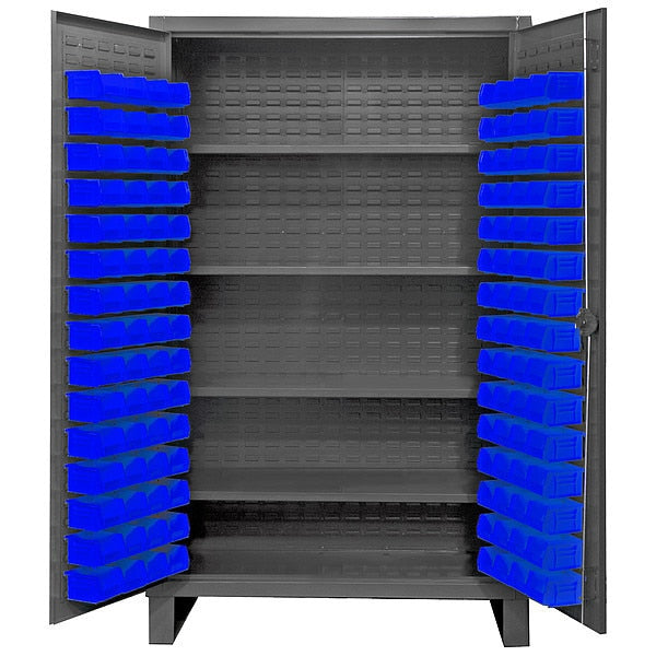 Super Duty Bin Cabinet,  48 in W,  78 in H,  24" D,  120 Bins