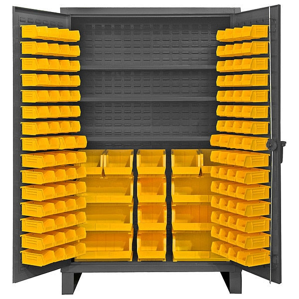 Super Duty Bin Cabinet,  48 in W,  78 in H,  24" D,  134 Bins