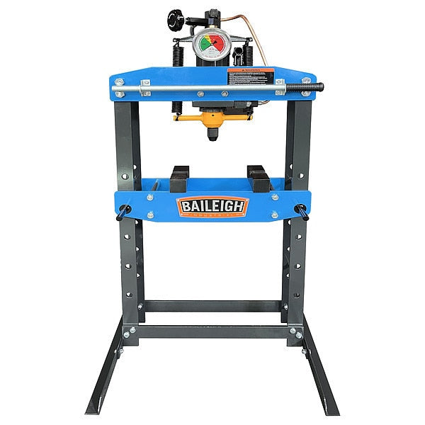 Hydraulic Press, 5 Ton, Manual, Black/Blue