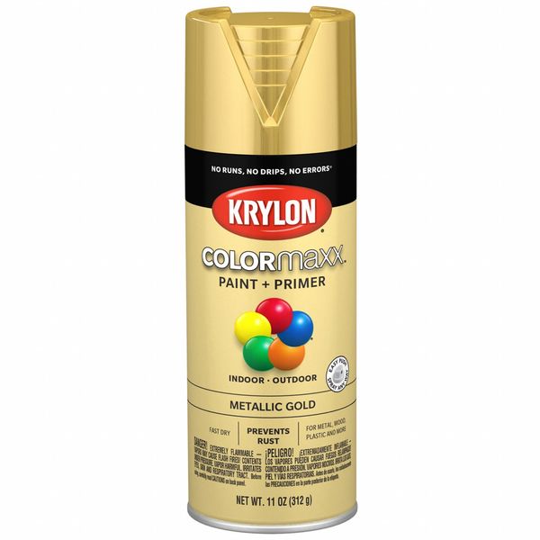 Spray Paint, Metallic Gold, 11 oz
