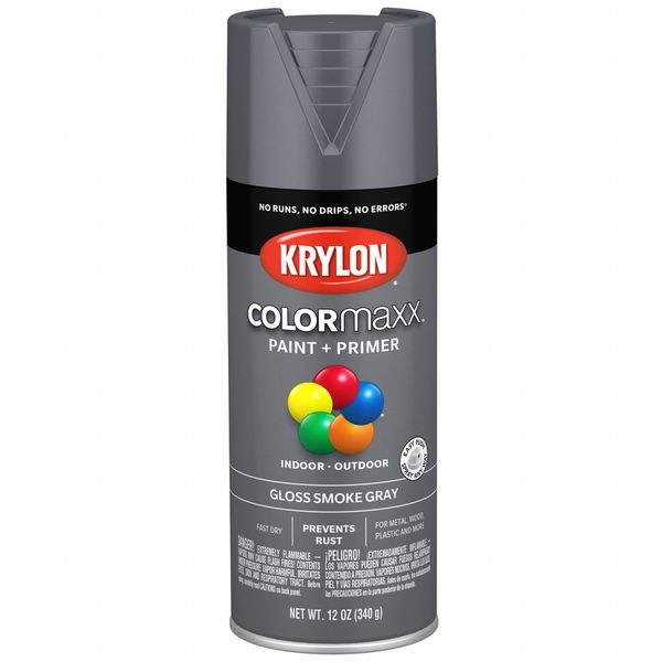 Spray Paint, Gloss, Smoke Gray, 12 oz