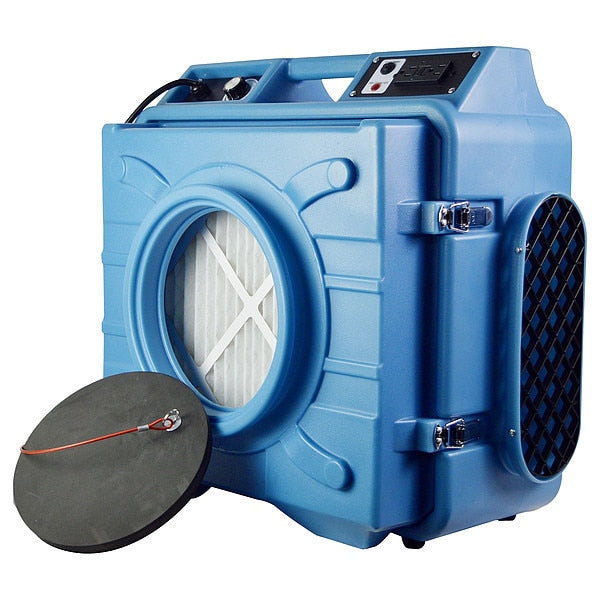 Negative Air Machine, Blue, 115 V, 1/4 hp