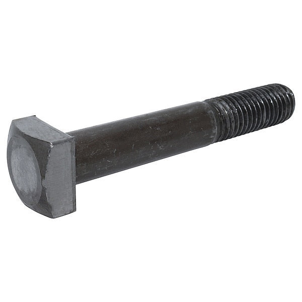 Square Head Bolt,  Steel,  Grade 2,  Plain,  3/8"-16 Thread Size,  3 in Lg,  10 PK