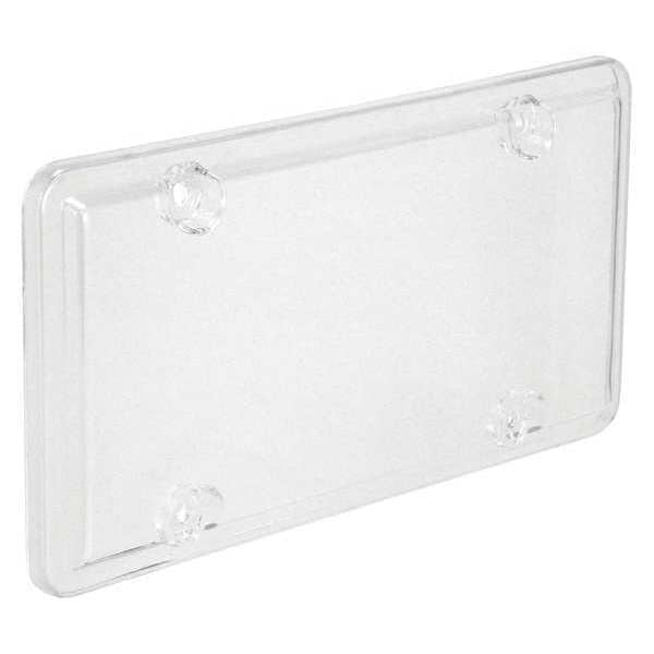License Plate Cover, Clear, Polymer