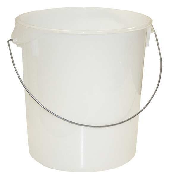 Round Storage Container,  22 qt,  Lid 1GAF3