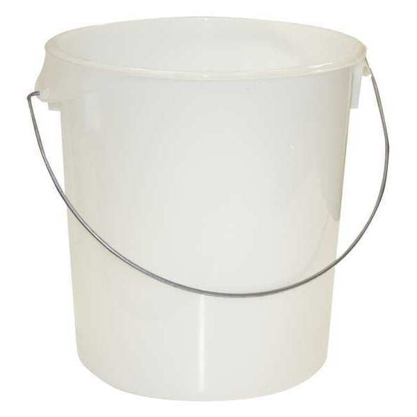 Round Storage Container,  22 qt,  Lid 1GAF5