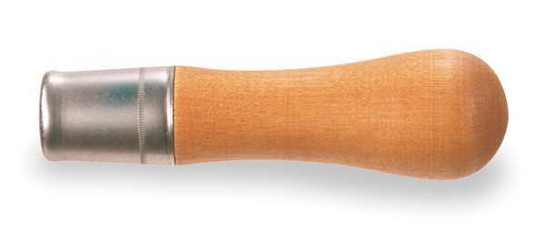 Push On File Handle,  Length 5 1/4 in,  Dia 1 1/2 in,  Wood