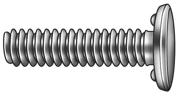 Weld Stud, 1/2"-13, 1.391 in, Bottom Projection, Steel, Black OxideFinish, 100 PK
