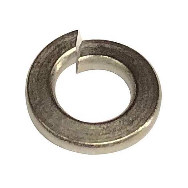 Split Lock Washer,  Fits Bolt Size 3/8 in 18-8 Stainless Steel,  Plain Finish,  100 PK
