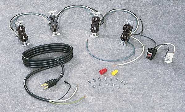 Wiring Kit, Unassembled, For Workbenches