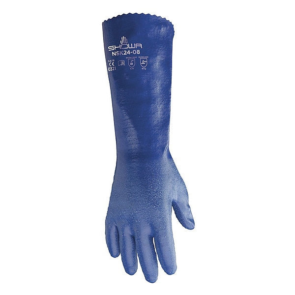 14" Chemical Resistant Gloves,  Nitrile,  10,  1 PR