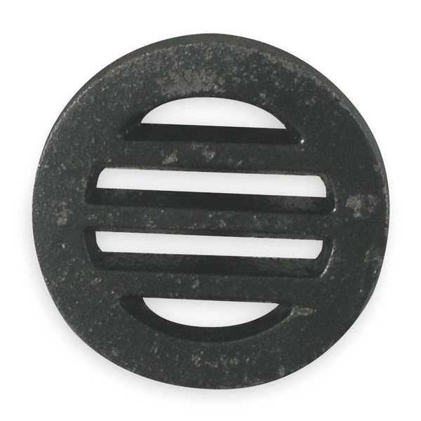 Shower Drain Grid, Pipe Dia 3 In, CI