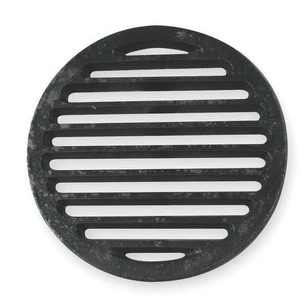 Shower Drain Grid, Pipe Dia 6 In, CI