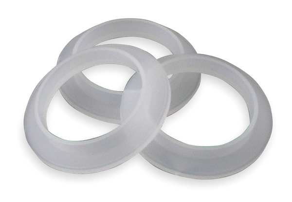 1-1/2" " Dia.,  Polyethylene,  White/Plastic Finish,  Kitchen,  Tailpiece,  Tailpiece Washer