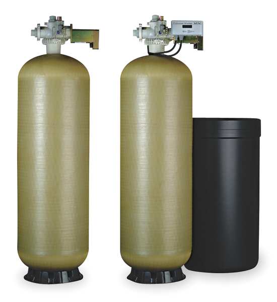 Water Softener, 2" Pipe, Three Tank, 78" W