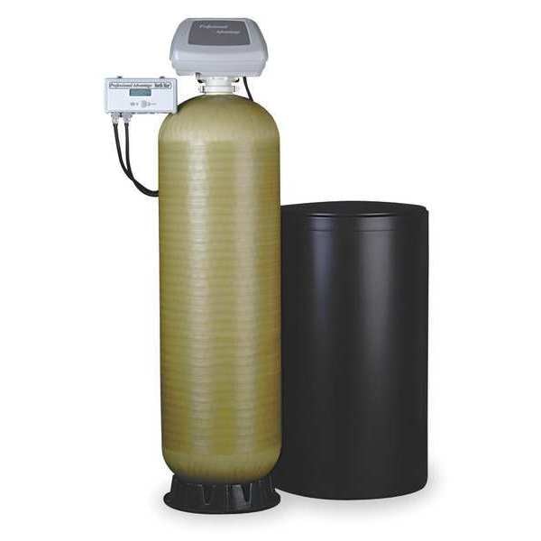 Water Softener, 1" Pipe, Two Tank, 47" W