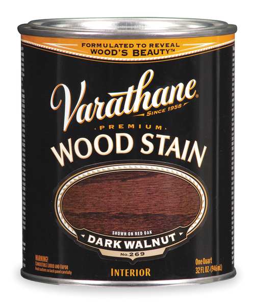 Wood Stain, Dark Walnut, Translucent, 1 qt.
