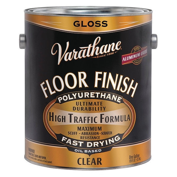 Floor Finish, Crystal Clear, Gloss, 1 gal.
