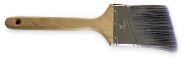 3" Angle Sash Paint Brush,  Polyester Bristle,  Sealed Wood Handle