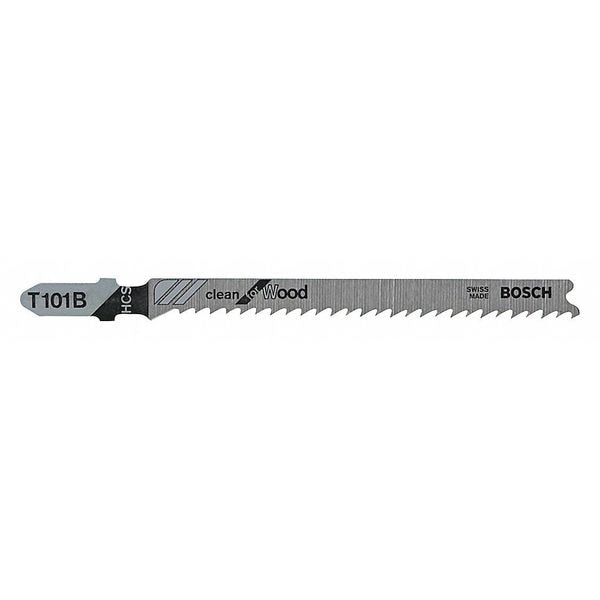 Jig Saw Blade,  10,  4 in Blade L,  Metal,  Rigid for Straight Cuts Cutting Edge,  T Shank,  5 Pack